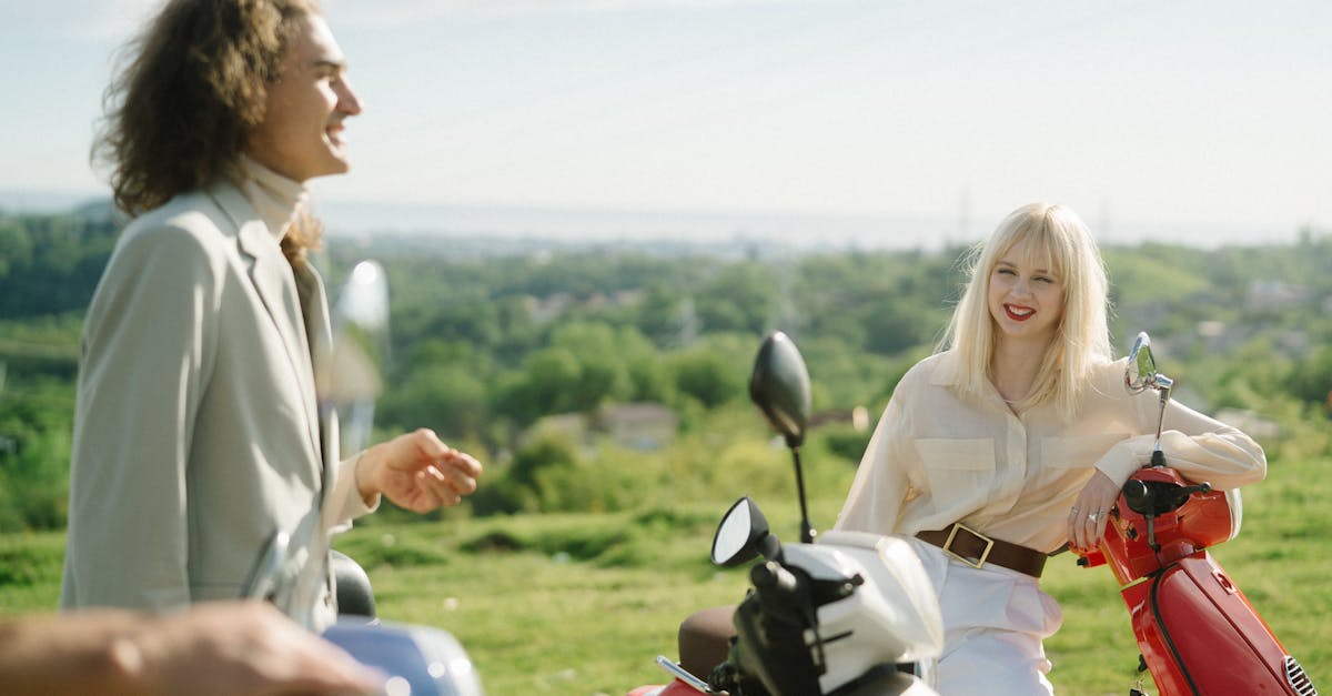 People Enjoying an Outdoor Ride with Their Scooters · Free Stock Photo