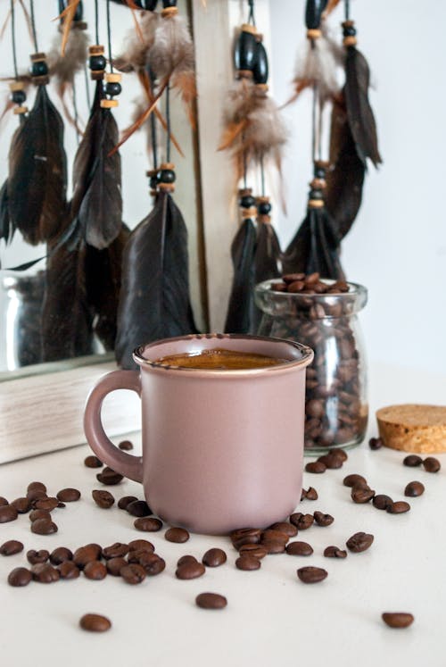 Free 
A Close-Up Shot of a Cup of Coffee Stock Photo