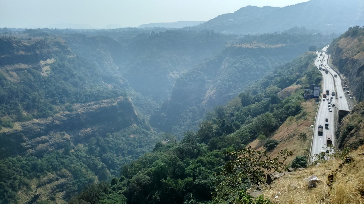 Golden sunrise viewed from Panorama Point in Matheran