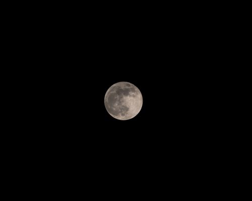 Free Captivating full moon captured against a dark night sky, showcasing lunar detail. Stock Photo