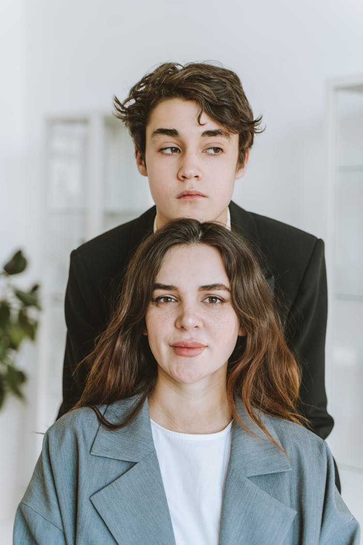 Stylish Mother And Son 