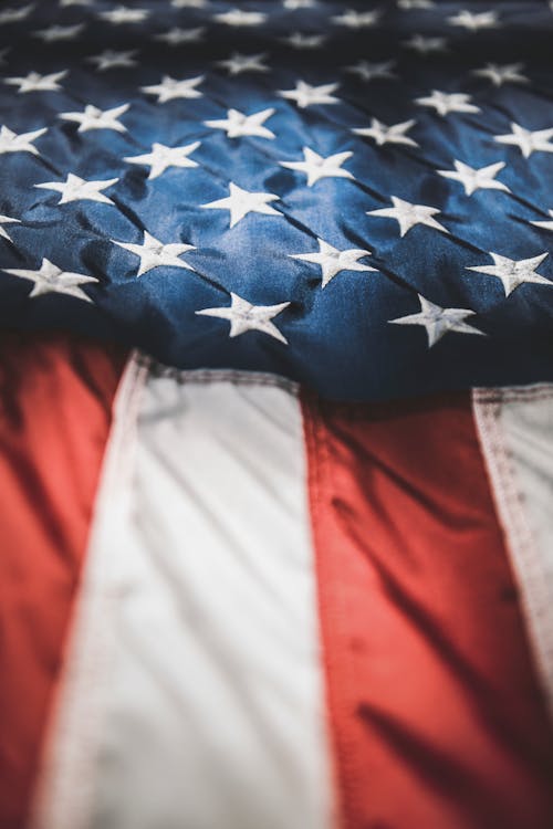 Free The Flag of the United States of America Stock Photo