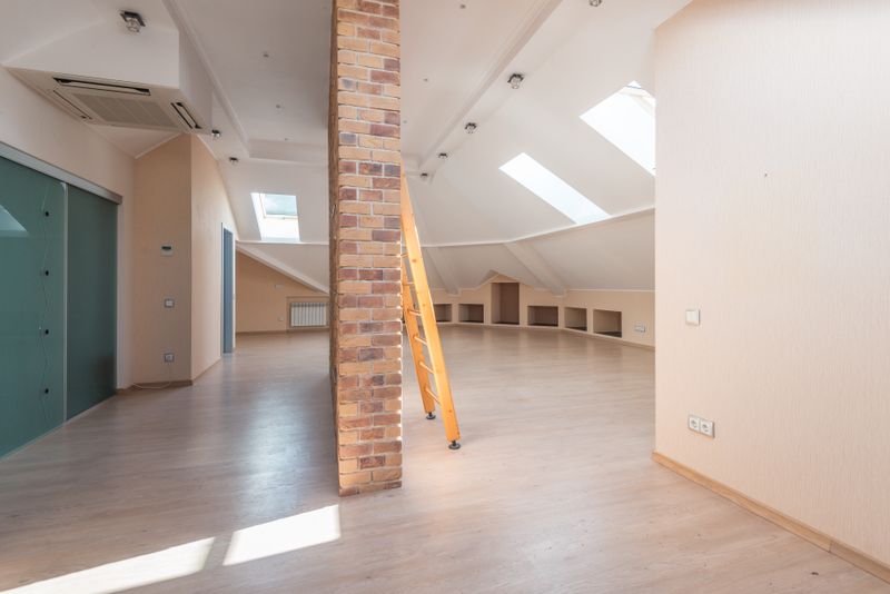 Combles aménagés avec poutres en bois et velux — traitement xylophages en Provence-Alpes-Côte d'Azur