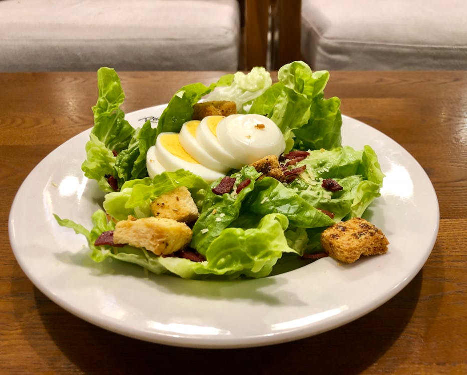 Caesar salad, eating healthy, food
