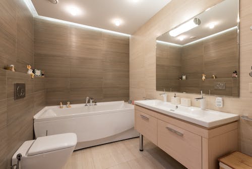 бесплатная Бесплатное стоковое фото с Ванная комната, дизайн интерьера, зеркало Стоковое фото