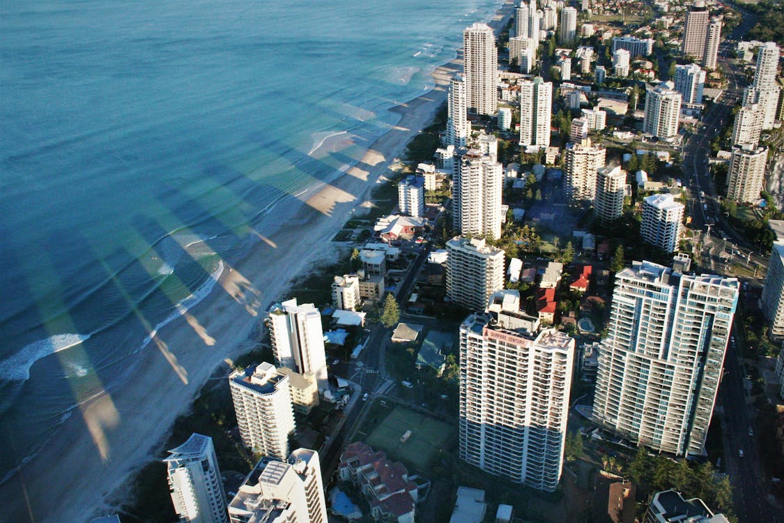 Free stock photo of aerial, apartment buildings, architecture