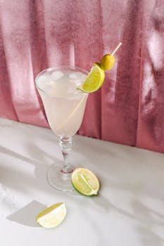 Lemon twist or olive image 3