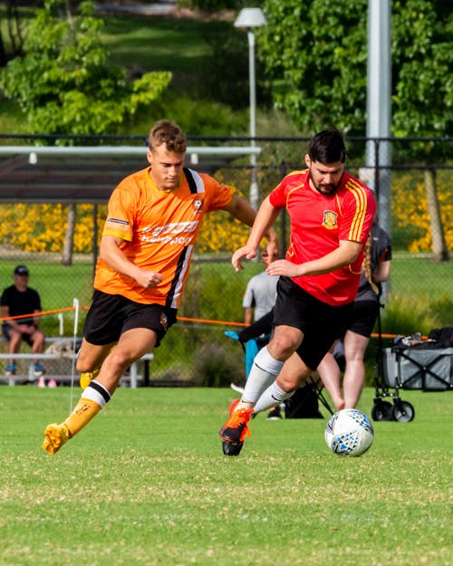 Men Playing Football