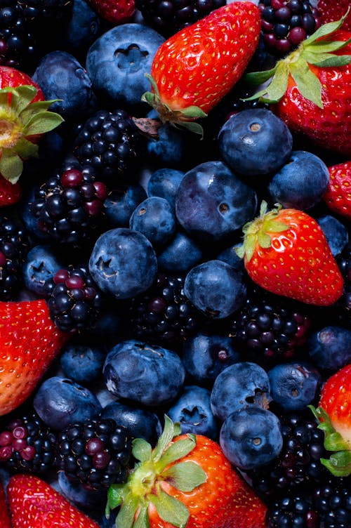 Free Close-up Shot of Berries Stock Photo