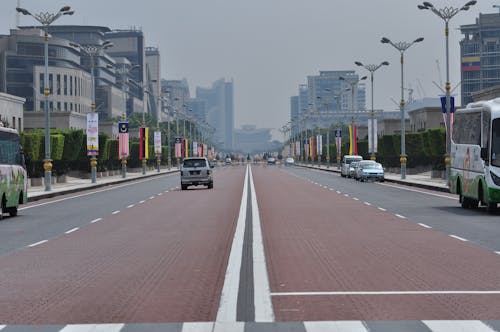 Free stock photo of city center, federal government, haze