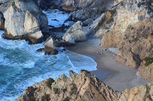 Foto profissional grátis de abismo, água, areia