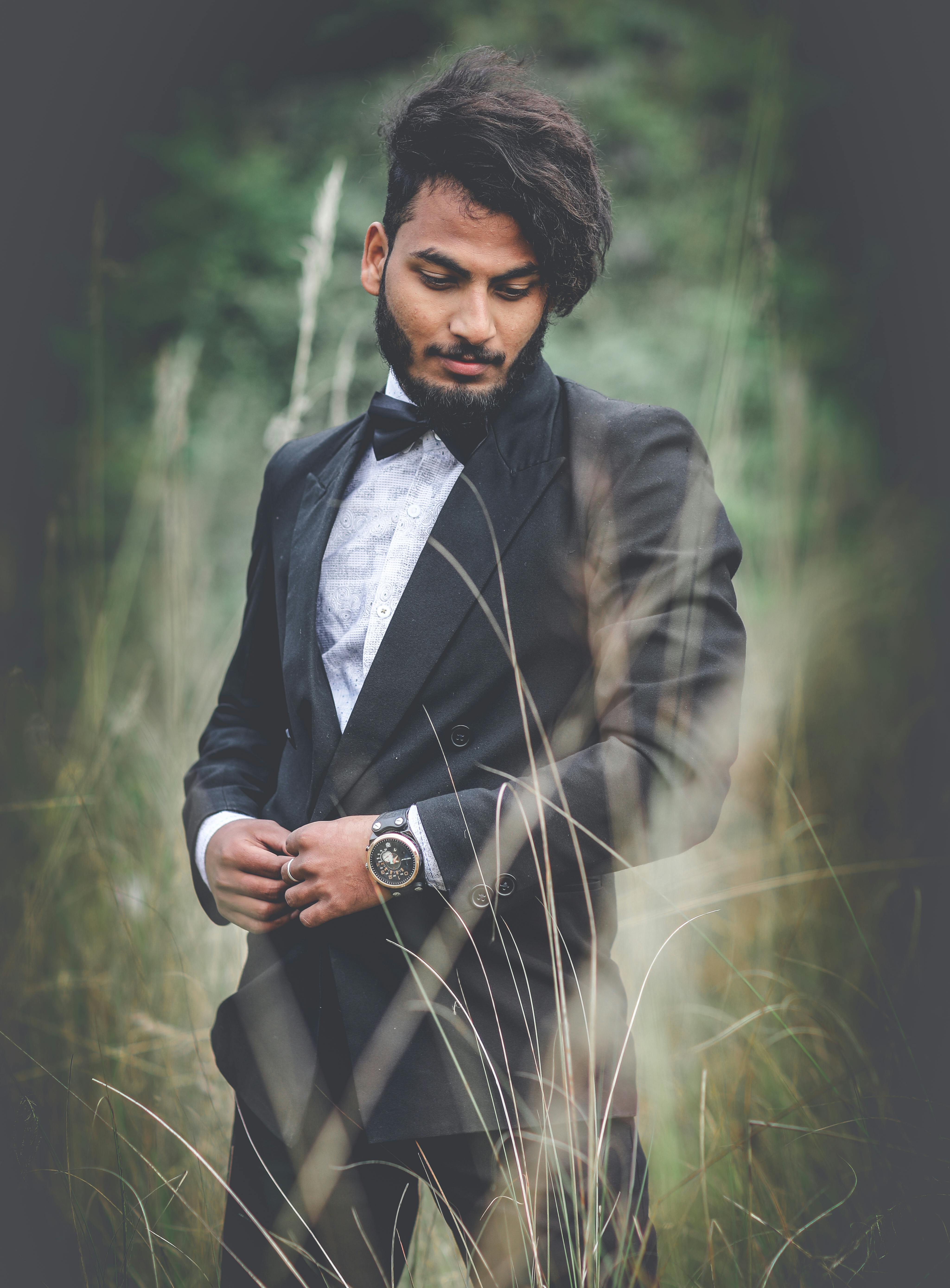 Elegant Handsome Man Poses Outdoor Stock Photo Picture And Royalty Free  Image Image 59870700