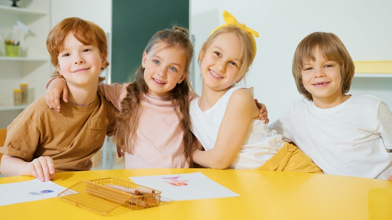 Children smiling