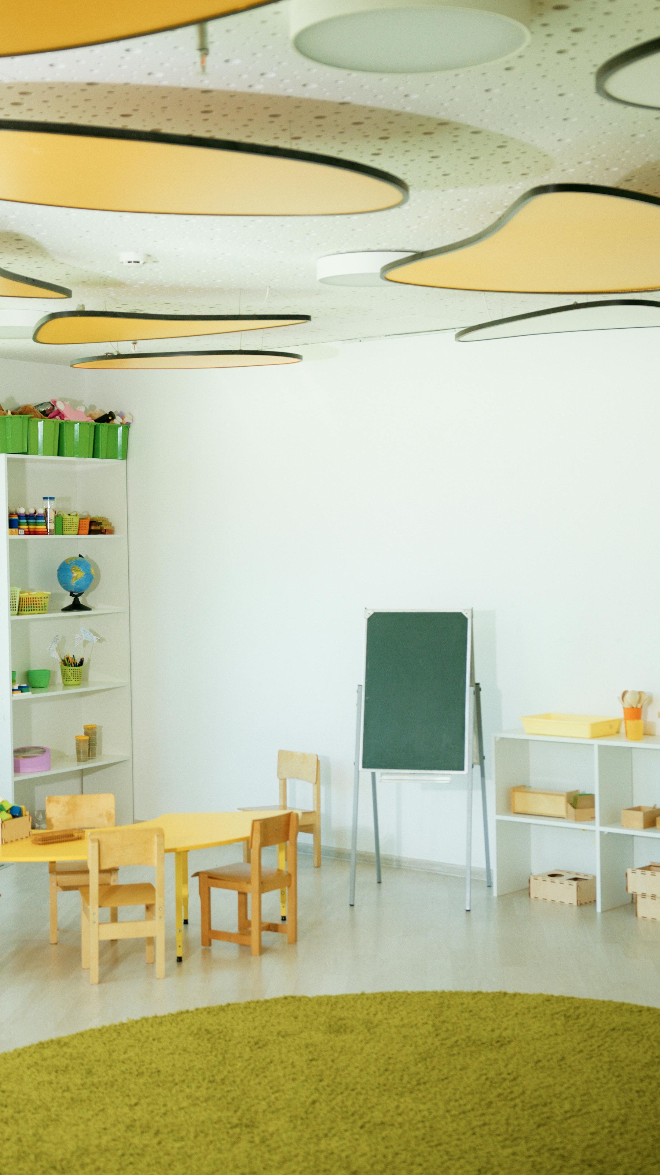 kindergarten classroom background