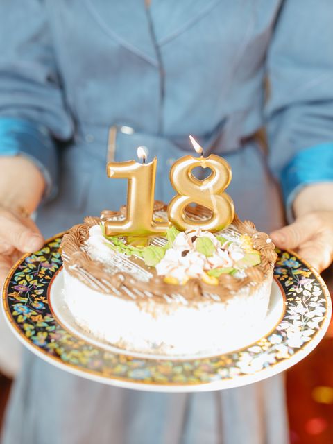 Invitație Majorat 18 ani Auriu