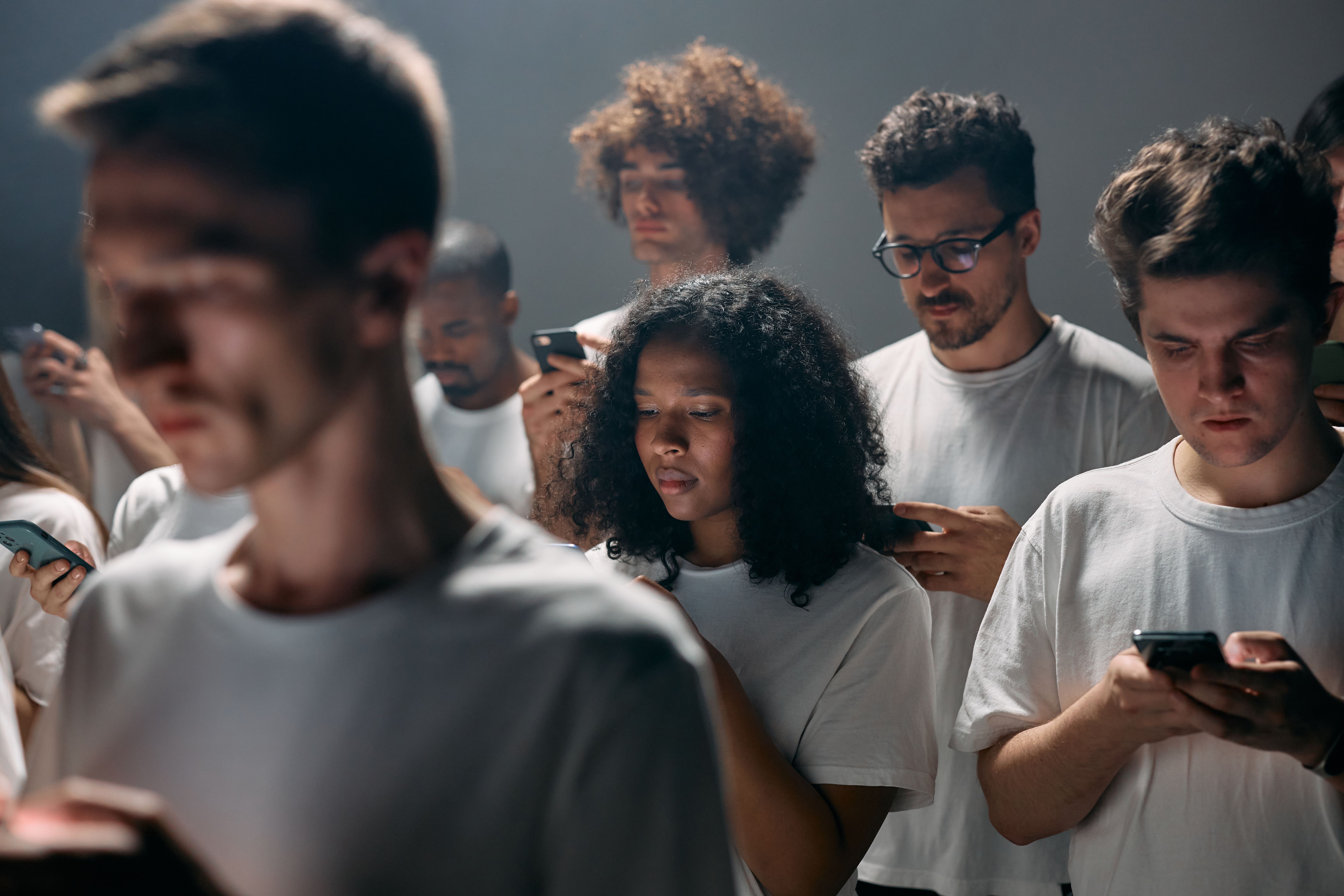 Man Using Many Phones Photo of Man Using Smartphone · Free Stock Photo