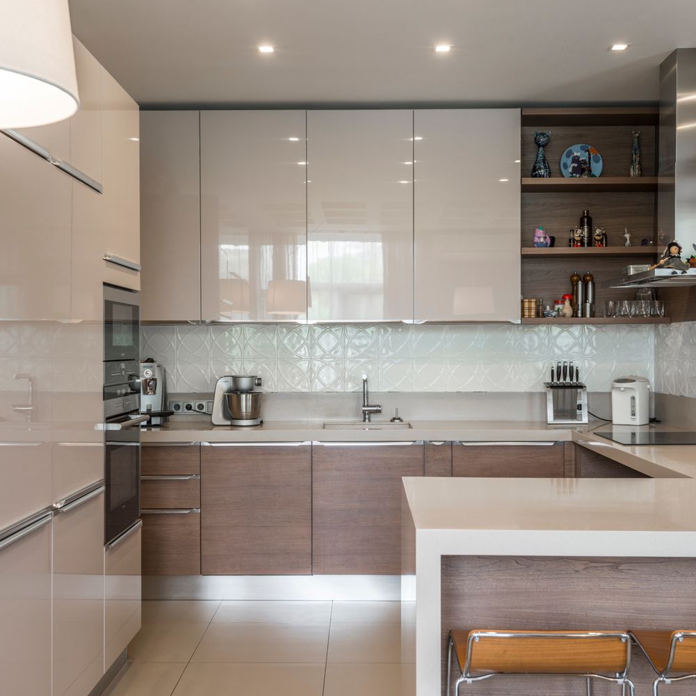 Kitchen Spraying in St Margarets — woodwork brushed to a crisp, smooth line