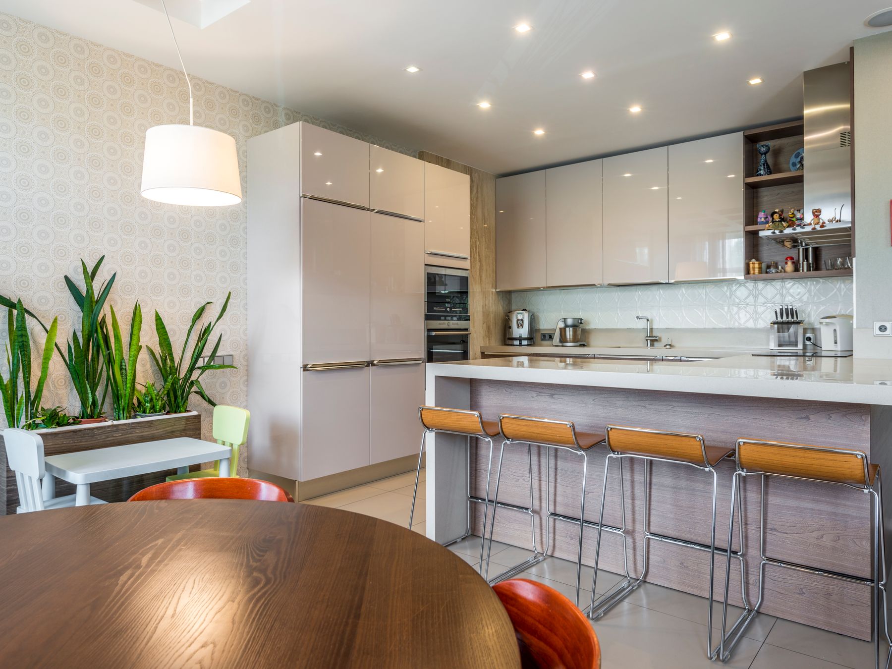 Kitchen Spraying in Wandsworth — dust sheets down and the room fully protected