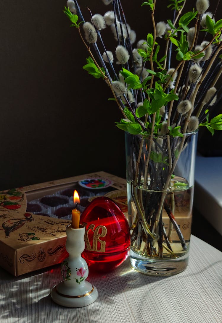 Still Life With Box Of Chocolates 