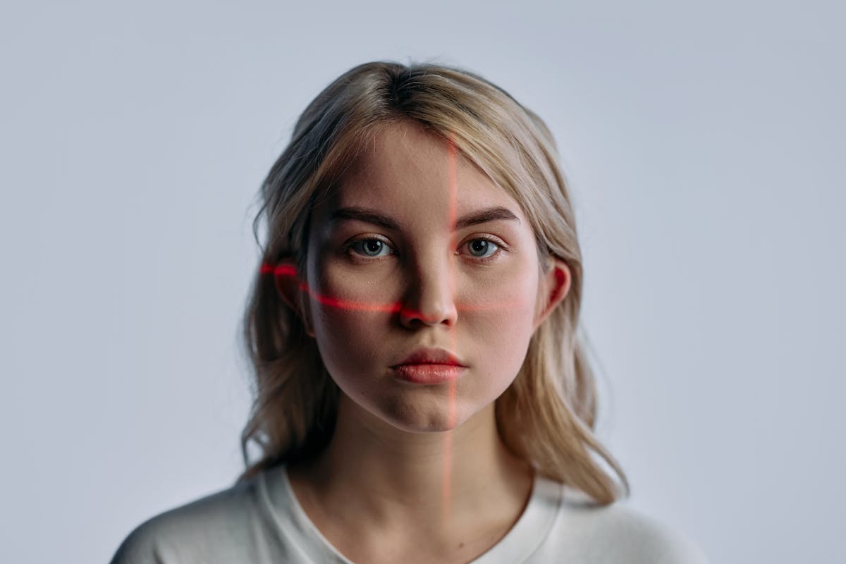 Portrait Photo of Woman in White Crew Neck Shirt