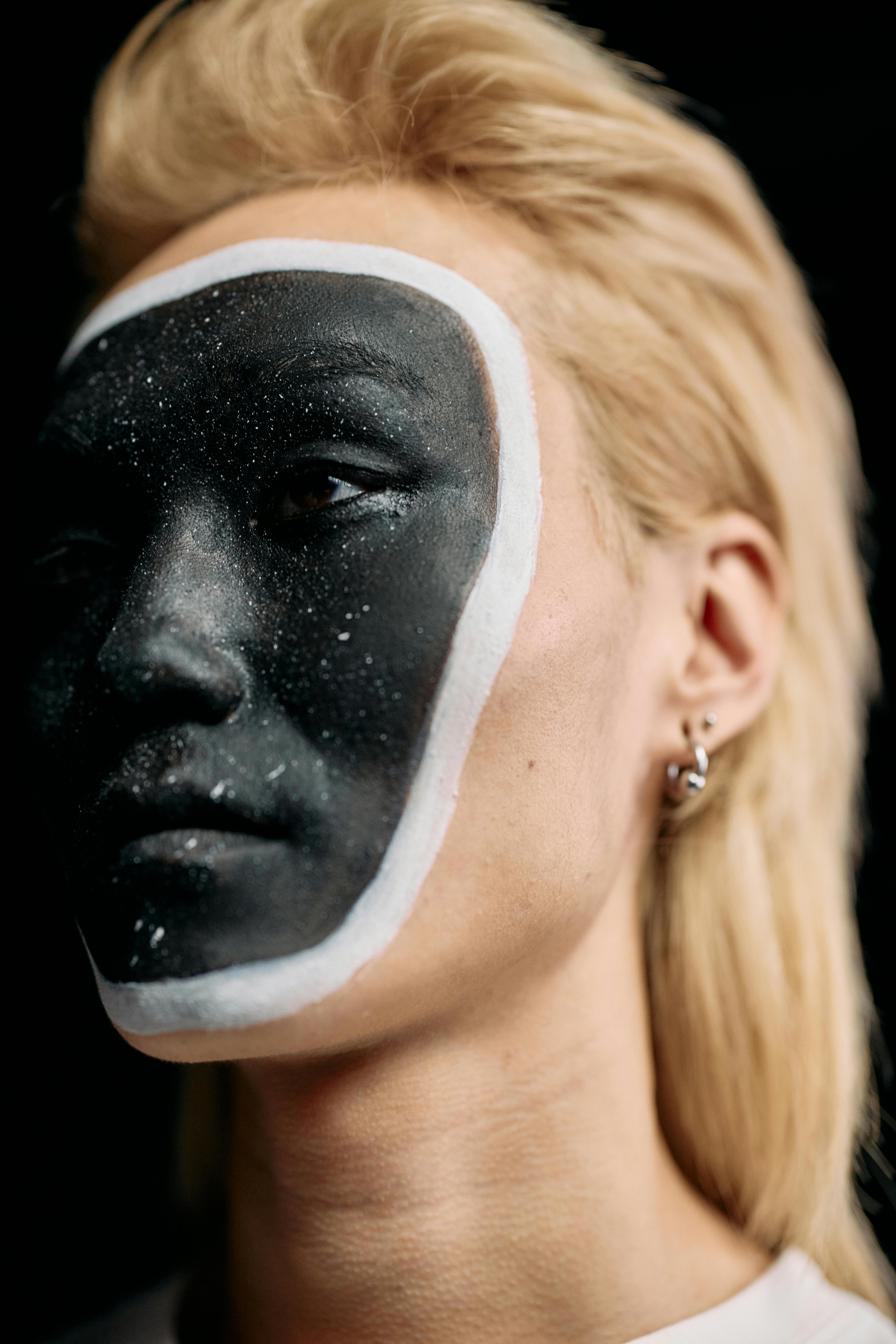 43,816 Black Face Paint Stock Photos - Free & Royalty-Free Stock