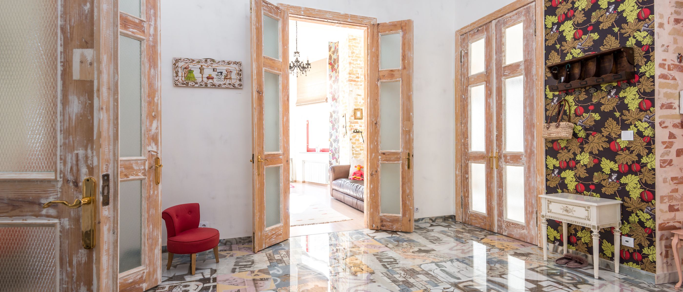 Wallpapering in Walworth — walls rolled to an even, flat finish