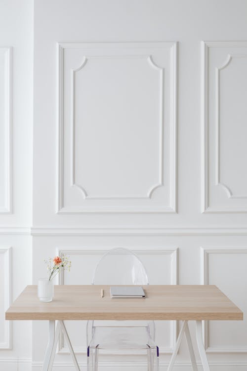 Ilmainen kuvapankkikuva tunnisteilla huonekalu, kirjoituspöytä, minimalistinen