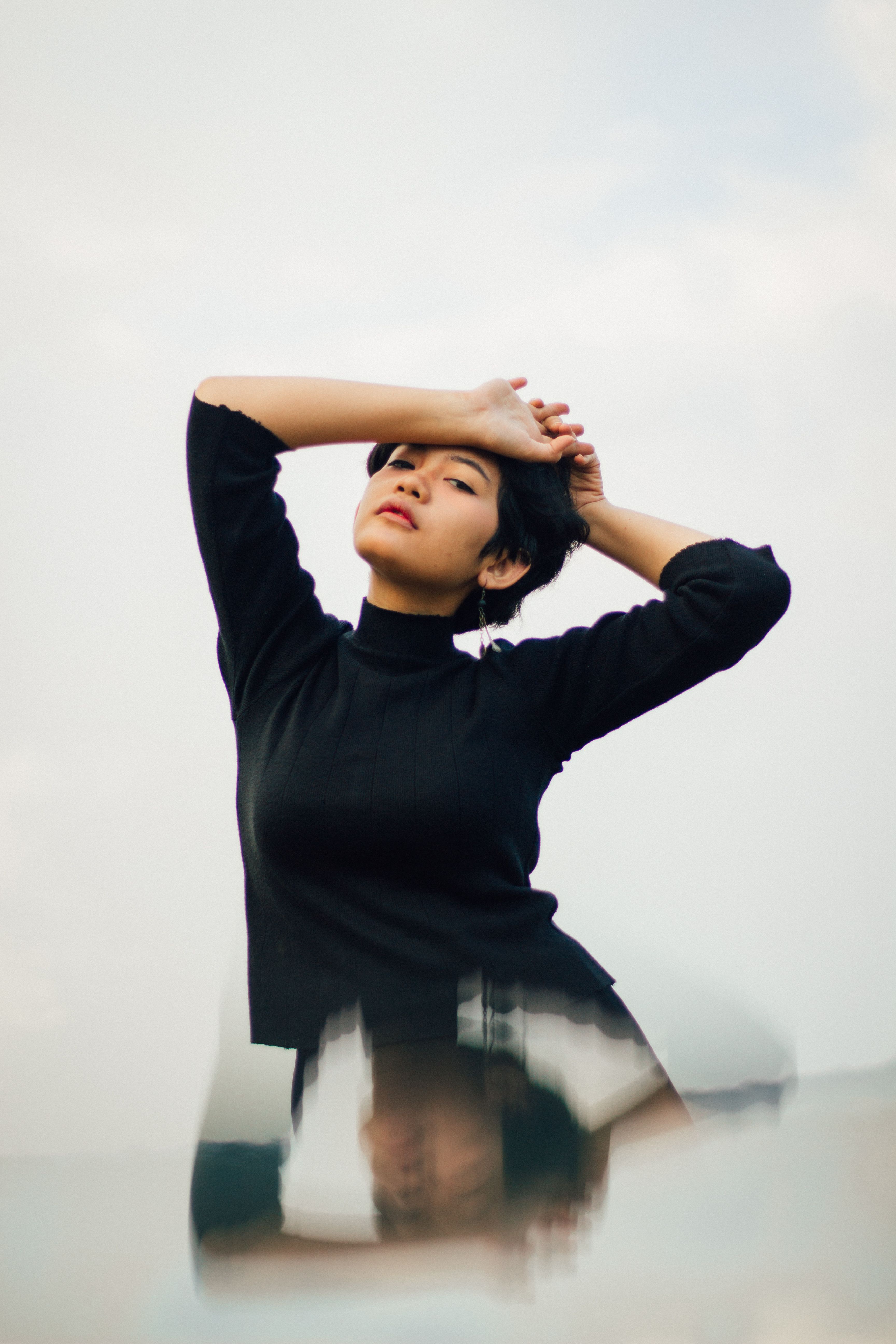 A Person Hands Wrapped Behind His Head · Free Stock Photo