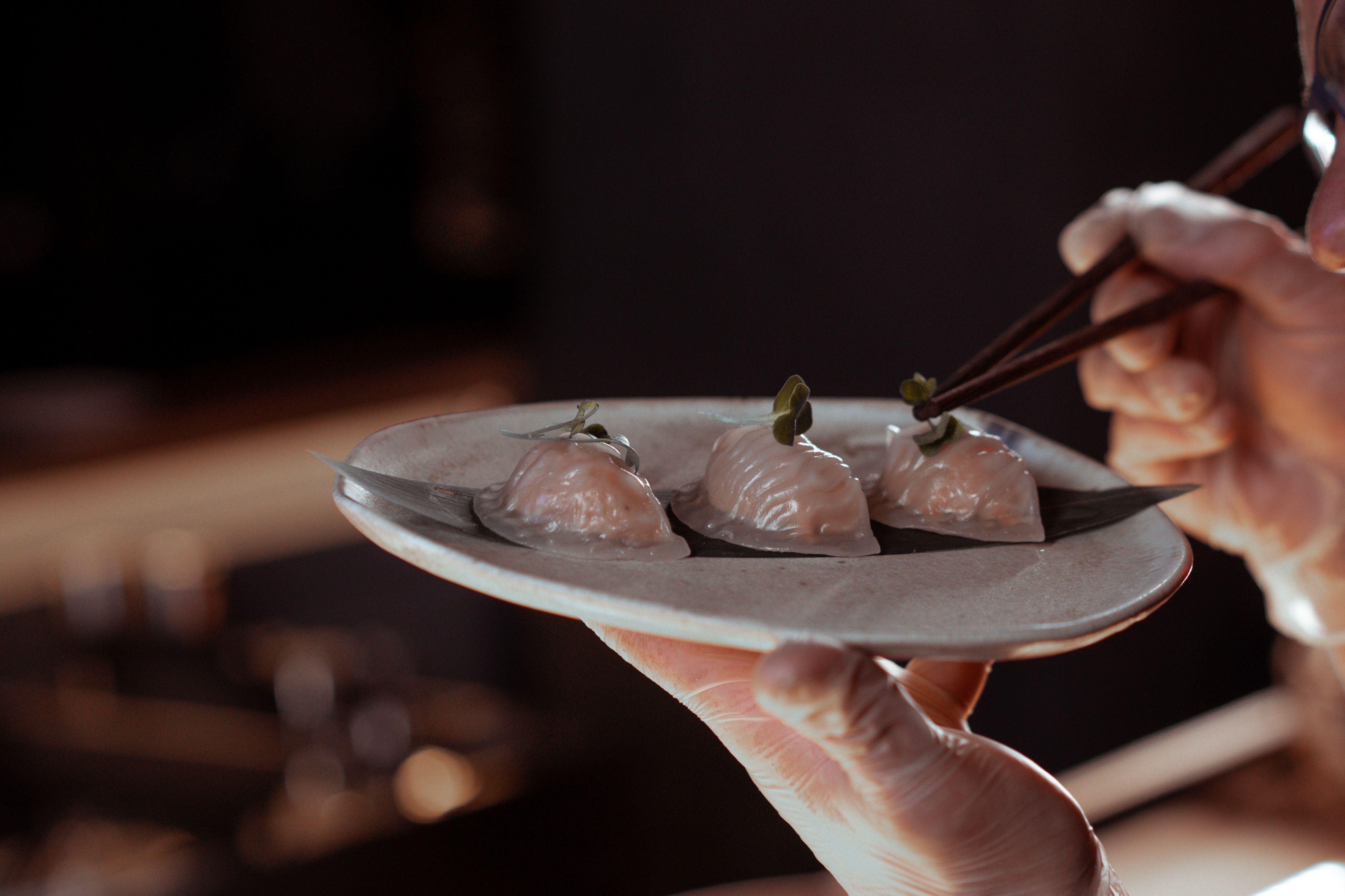 Slow-Cooked Dumplings with Quick Pickles