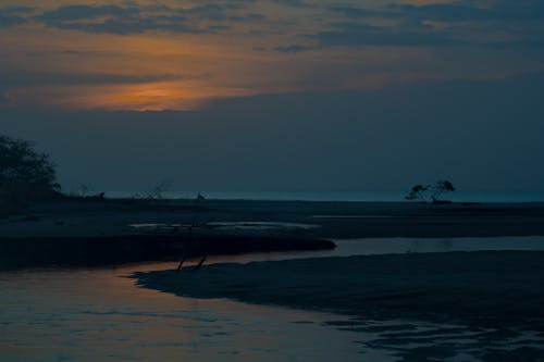 Free stock photo of beach, clouds, morning light