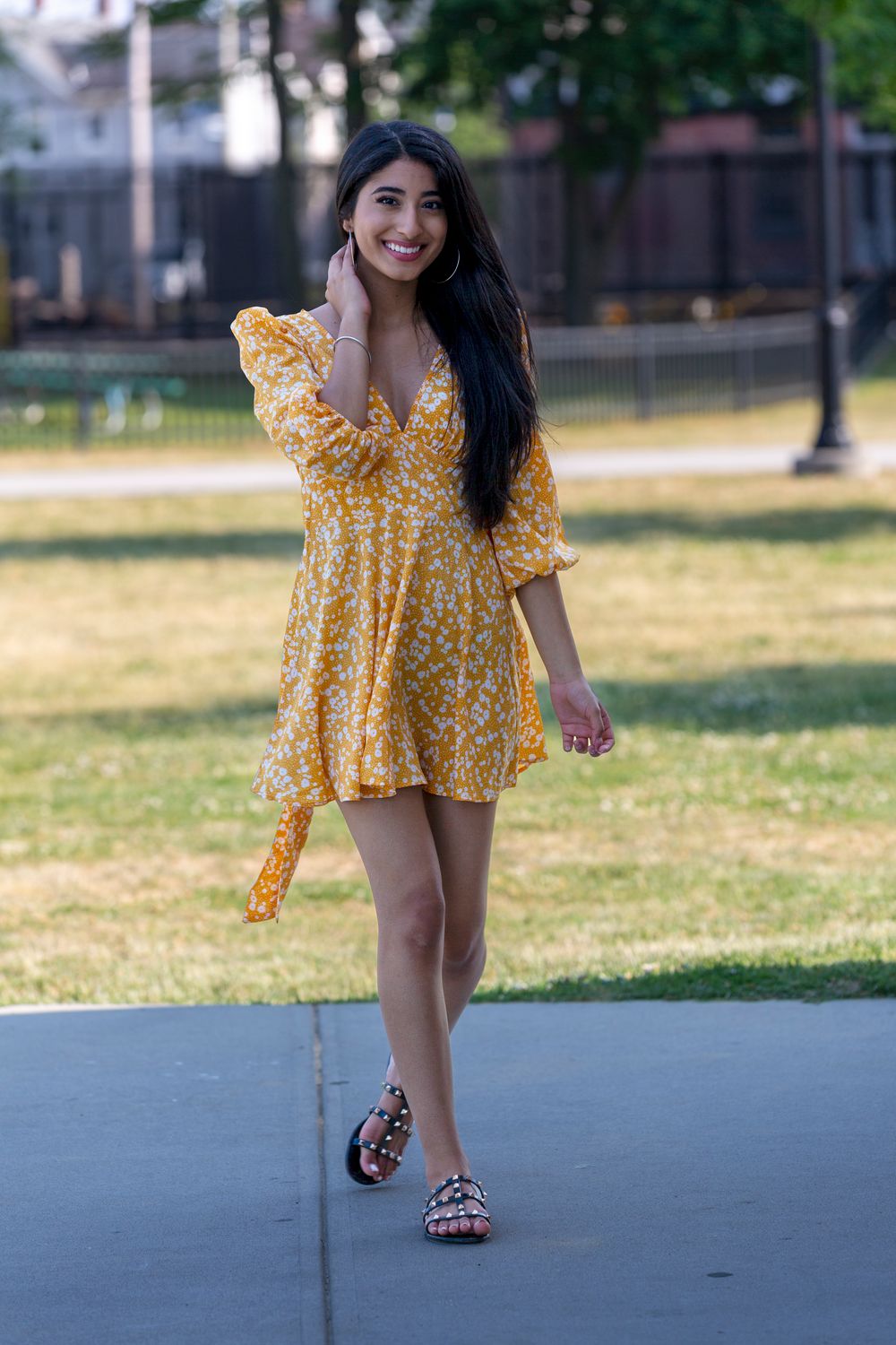 A Woman in Yellow Dress · Free Stock Photo
