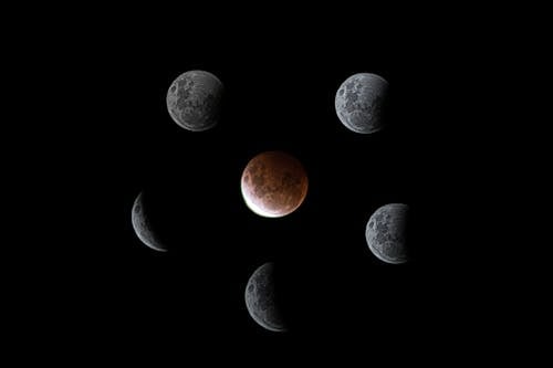 Free stock photo of big moon, blood moon, crescent moon