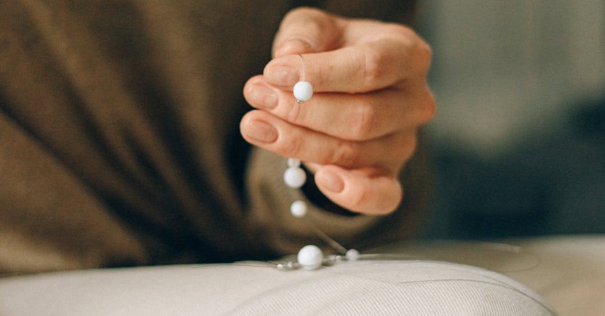 How to make a rosary with beads and string