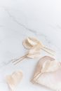Elegant Hairpins on a Marble Surface