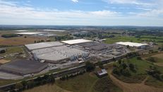 Drone Shot of Warehouses