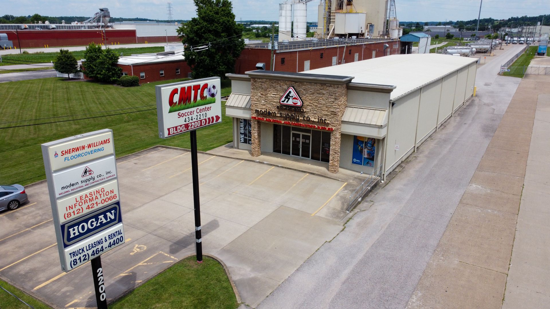 Aerial Footage of a Store