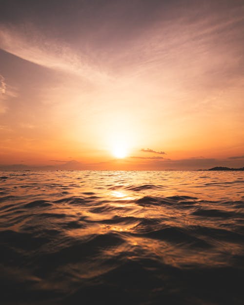 Body of Water during Sunset