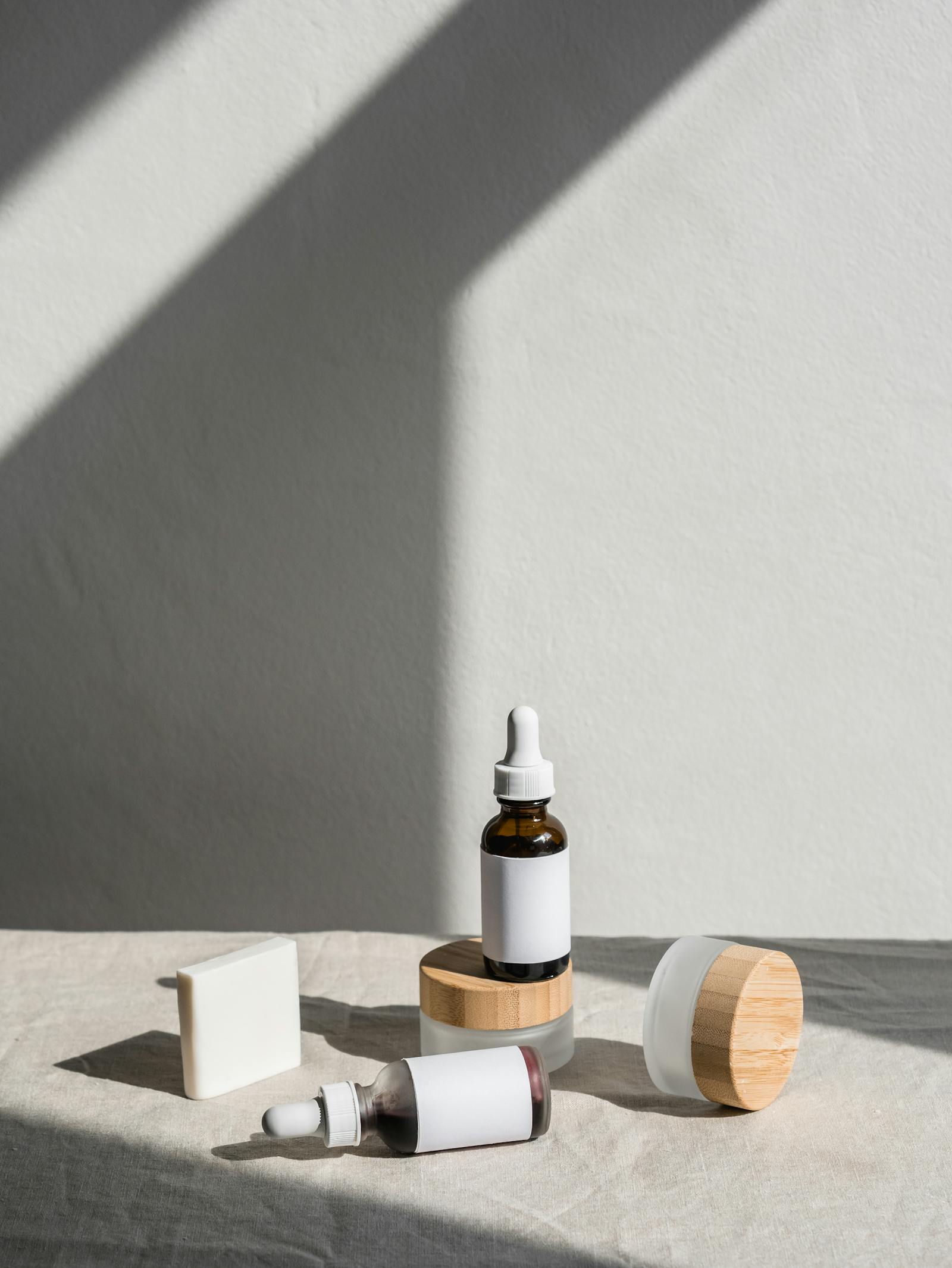 Close-up of a vintage microphone under concert stage lights