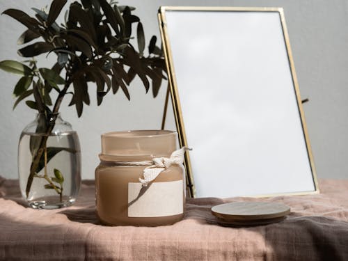 Free Close-up Photo of a Cosmetic Jar Stock Photo