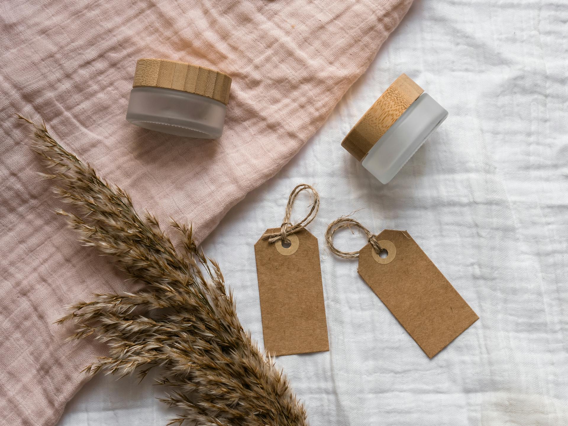 Photo of Brown Tags and Jars
