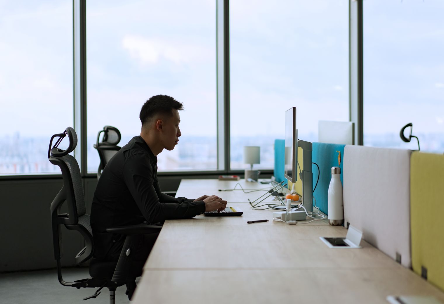 Conon Bridge — office relocation team moving desks and equipment