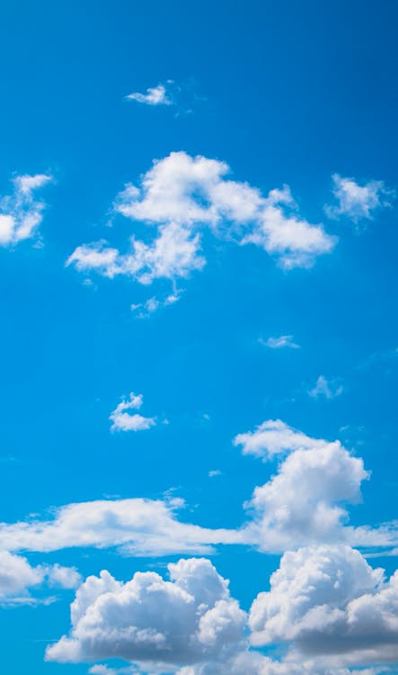 White Clouds and Blue Sky