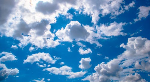 Free Clouds in Blue Sky Stock Photo
