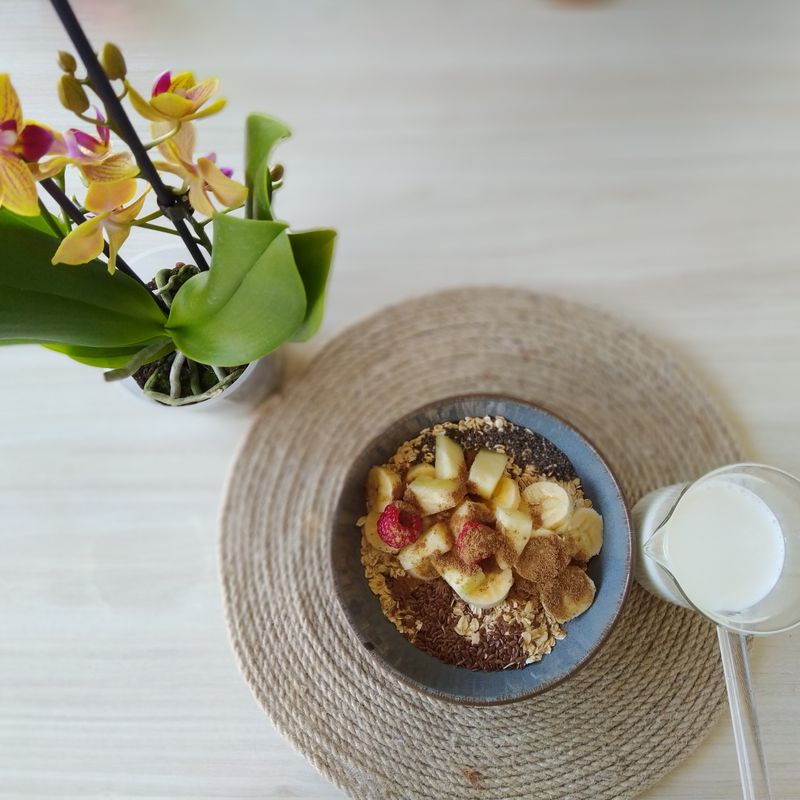 Chocolate Banana Oatmeal Breakfast Smoothie