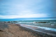 Sea Waves Crashing on Shore