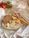 Brown Bread on Stainless Steel Tray