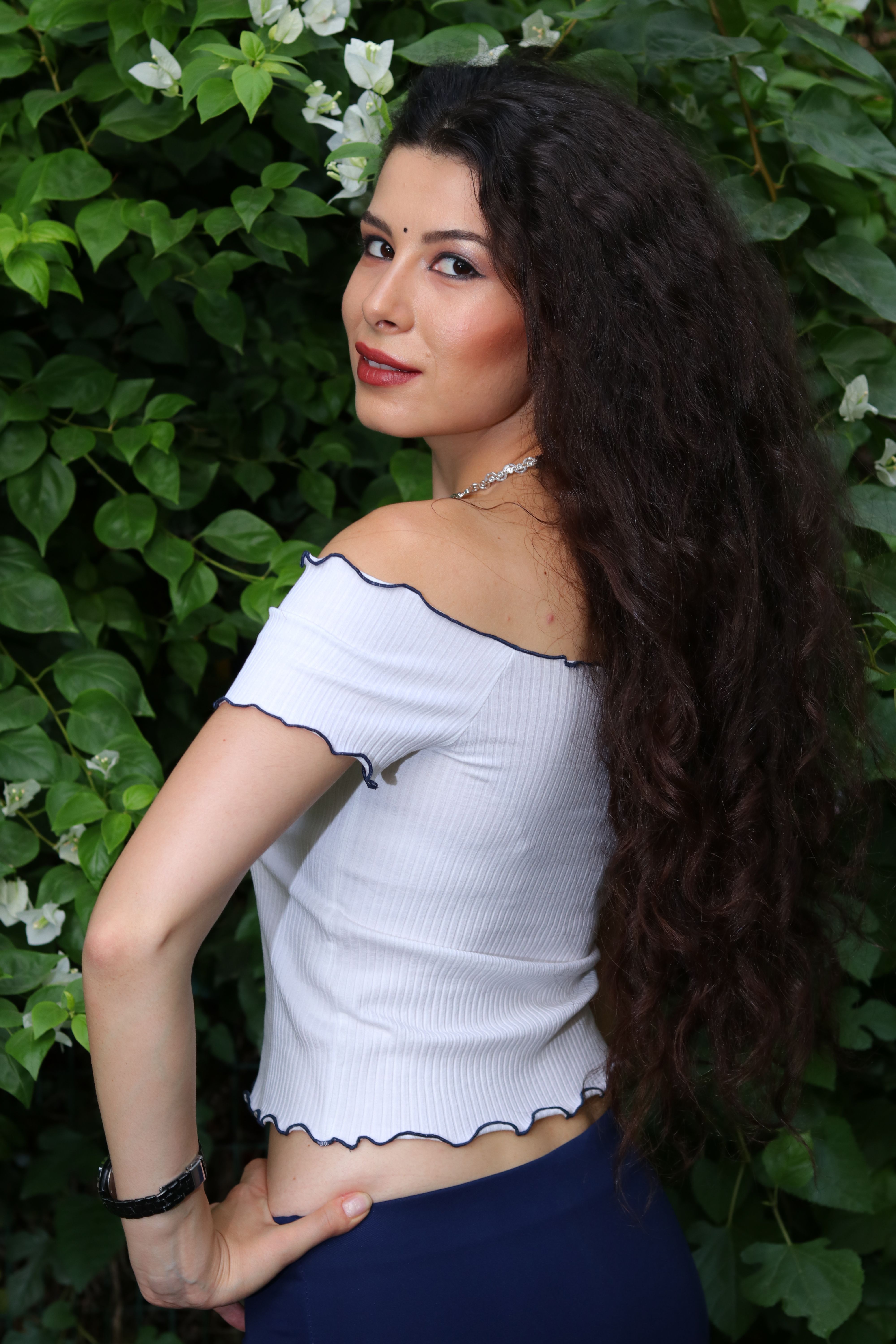 Blusa Ciganinha Floral Verde