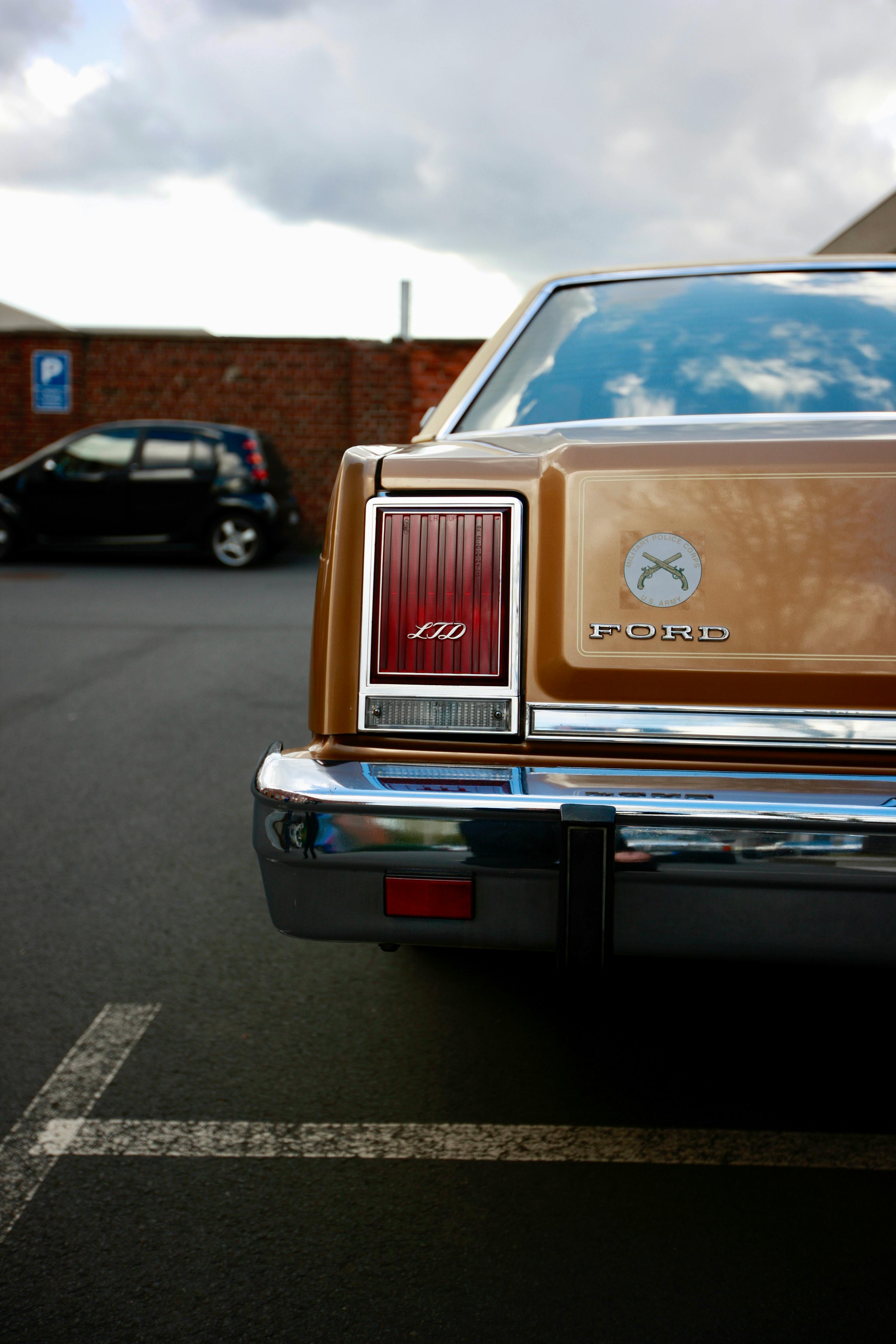 Tail Lights of Vintage Car · Free Stock Photo