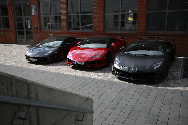 Lamborghini Cars Parked