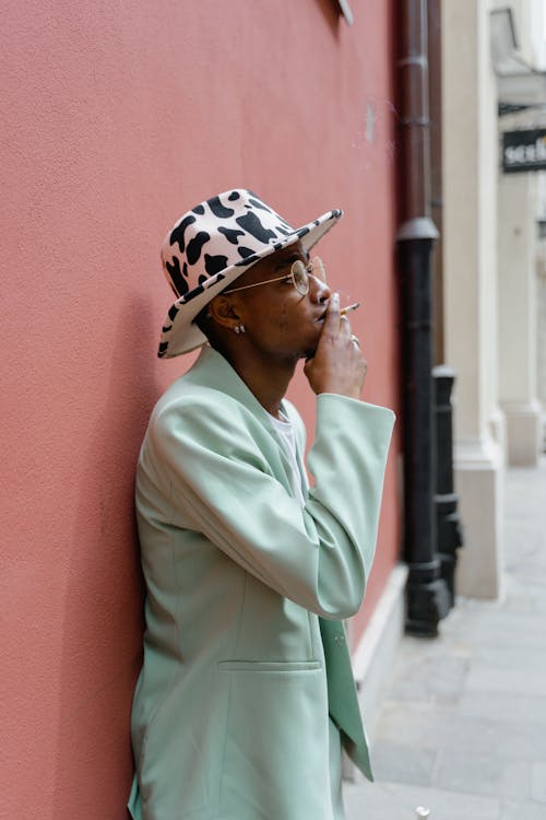 Ingyenes stockfotó afro-amerikai férfi, cigaretta, divat témában